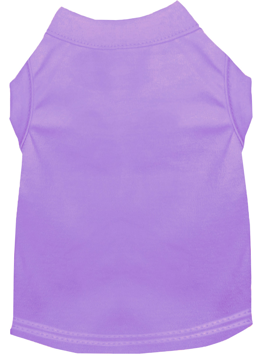 Plain Pet Shirts Lavender 4X